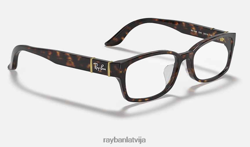 rb5198 optika pulēts bruņurupucis F0L86X2477 vīriešiem Ray-Ban brilles