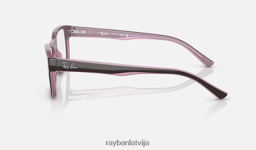 rb5268 optika pulēta brūna uz rozā F0L86X2193 vīriešiem Ray-Ban brilles