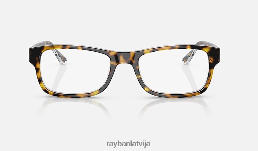 rb5268 optika pulēta havana uz caurspīdīga F0L86X2194 vīriešiem Ray-Ban brilles