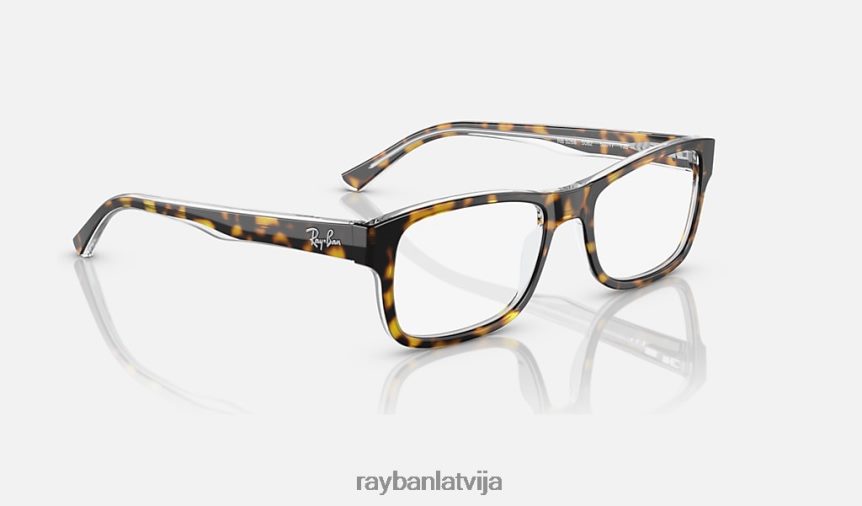 rb5268 optika pulēta havana uz caurspīdīga F0L86X2194 vīriešiem Ray-Ban brilles