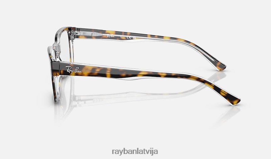 rb5268 optika pulēta havana uz caurspīdīga F0L86X2194 vīriešiem Ray-Ban brilles