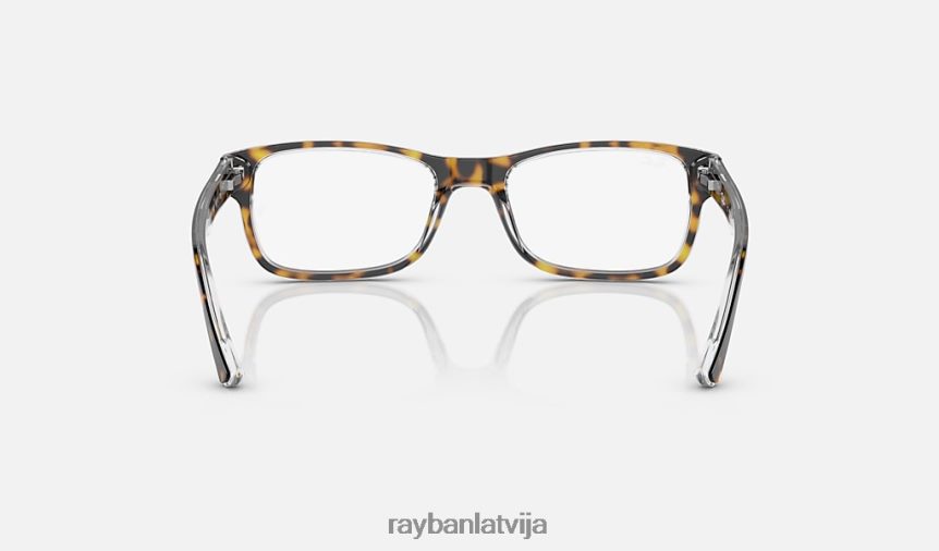 rb5268 optika pulēta havana uz caurspīdīga F0L86X2194 vīriešiem Ray-Ban brilles