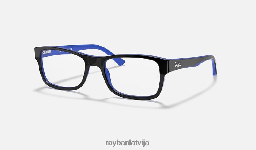 rb5268 pulēta melna uz zila F0L86X2236 vīriešiem Ray-Ban brilles