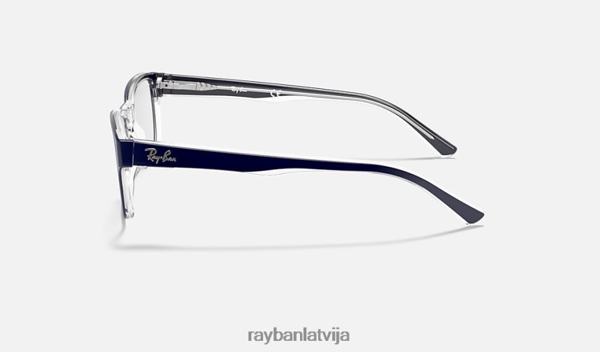 rb5268 pulēta zila uz caurspīdīga F0L86X2237 vīriešiem Ray-Ban brilles