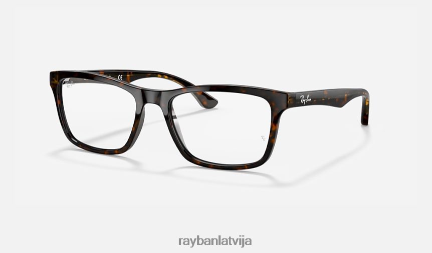 rb5279 optika pulēta tumša havana F0L86X1734 vīriešiem Ray-Ban brilles