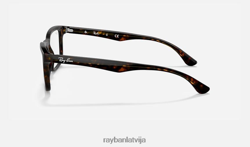 rb5279 optika pulēta tumša havana F0L86X1734 vīriešiem Ray-Ban brilles