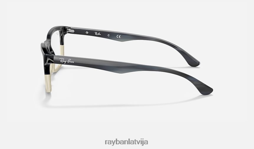 rb5279 optika pulēts pelēks rags F0L86X1736 vīriešiem Ray-Ban brilles