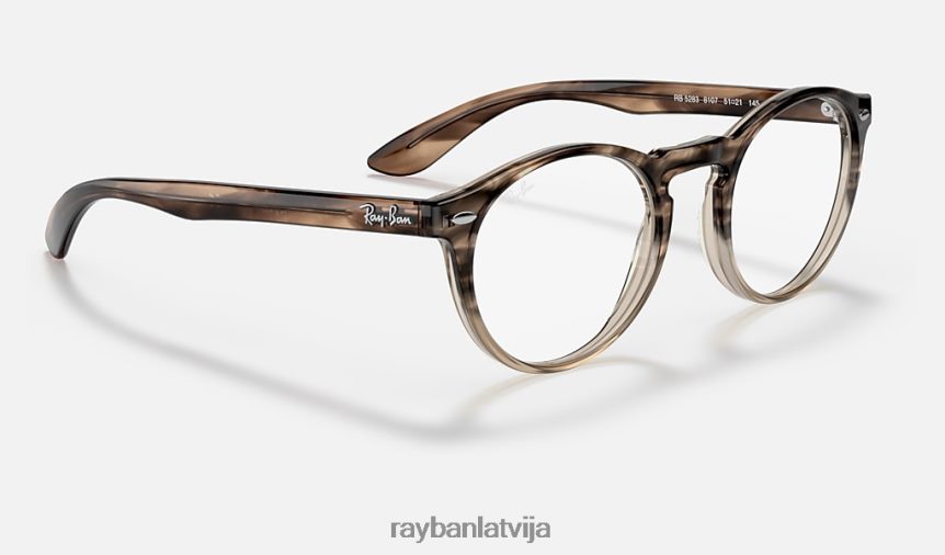 rb5283 optika pulēta brūna havana F0L86X2006 vīriešiem Ray-Ban brilles
