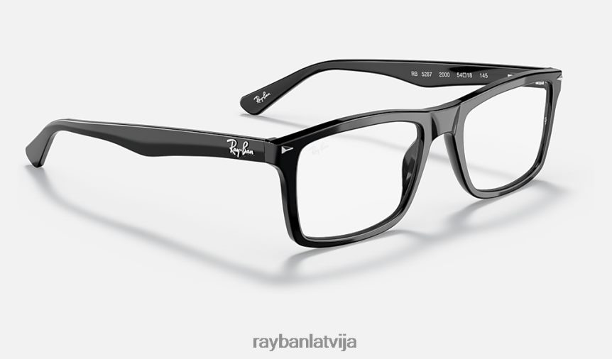 rb5287 optika pulēta melna F0L86X2244 vīriešiem Ray-Ban brilles