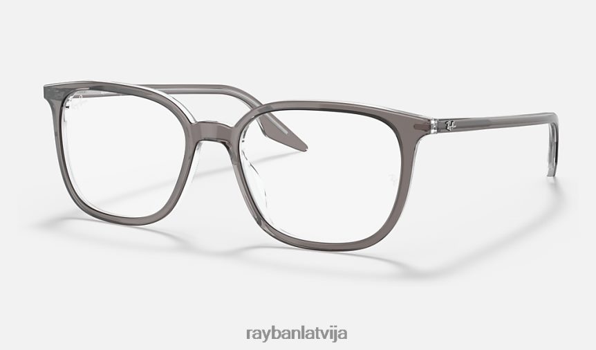 rb5362 optika pulēta pelēka uz caurspīdīga F0L86X2097 vīriešiem Ray-Ban brilles
