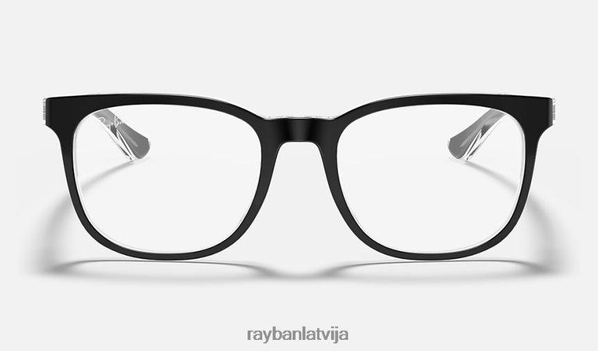 rb5369 optika pulēta melna uz caurspīdīga F0L86X2334 vīriešiem Ray-Ban brilles