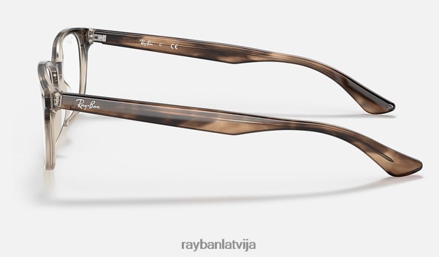 rb5375 optika pulēta brūna havana F0L86X2057 vīriešiem Ray-Ban brilles