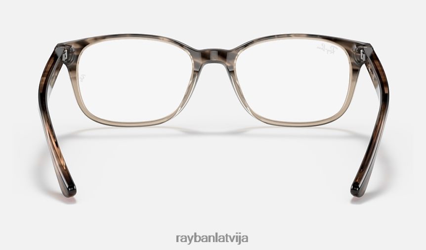 rb5375 optika pulēta brūna havana F0L86X2057 vīriešiem Ray-Ban brilles