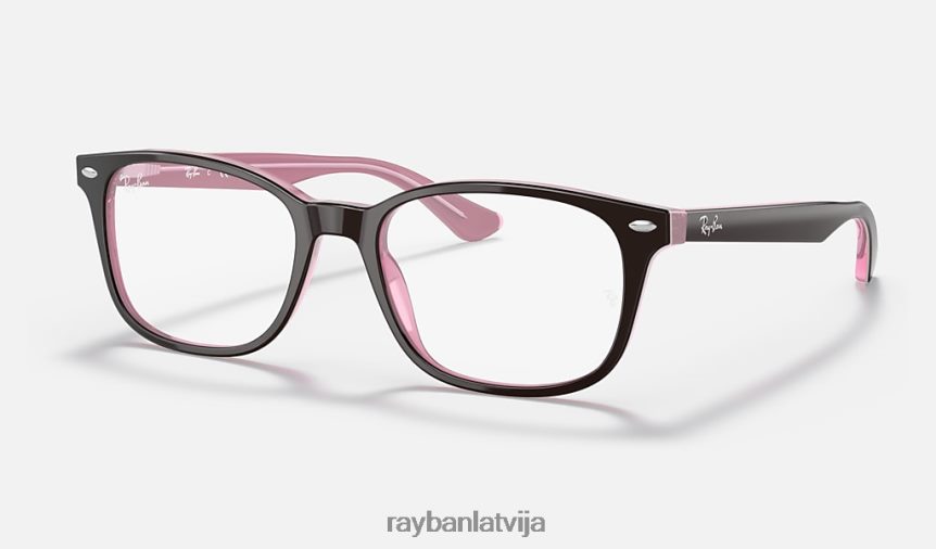 rb5375 optika pulēta brūna uz rozā F0L86X2054 vīriešiem Ray-Ban brilles