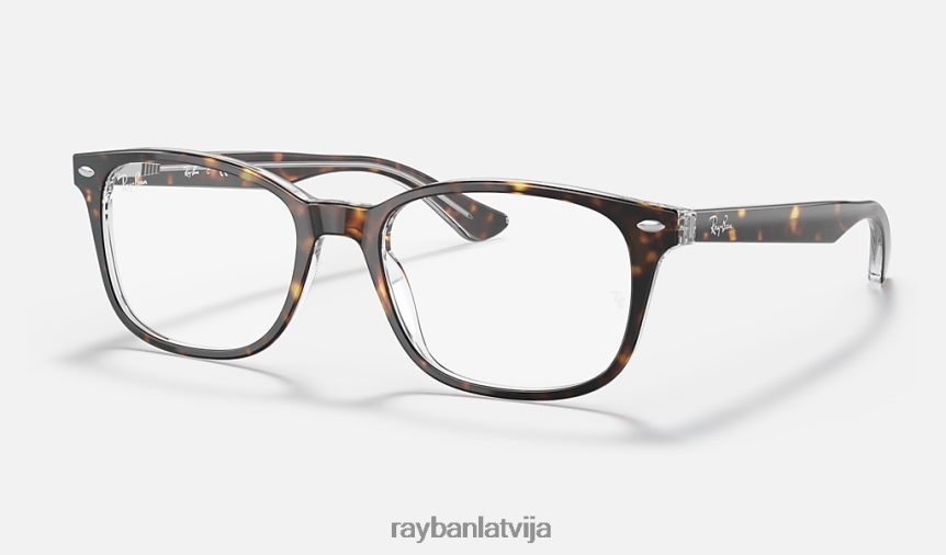 rb5375 optika pulēta havana uz caurspīdīga F0L86X2050 vīriešiem Ray-Ban brilles