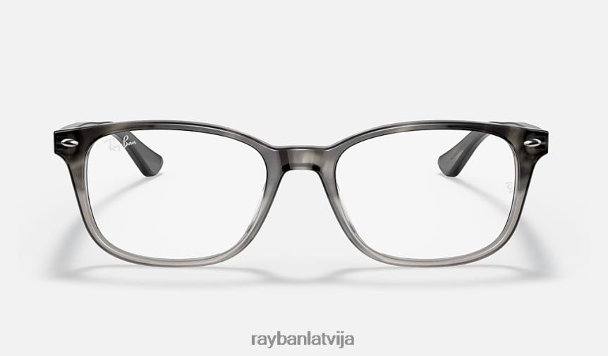 rb5375 optika pulēta pelēka havana F0L86X2056 vīriešiem Ray-Ban brilles