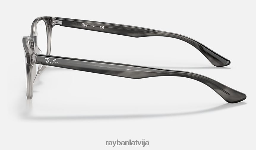 rb5375 optika pulēta pelēka havana F0L86X2056 vīriešiem Ray-Ban brilles