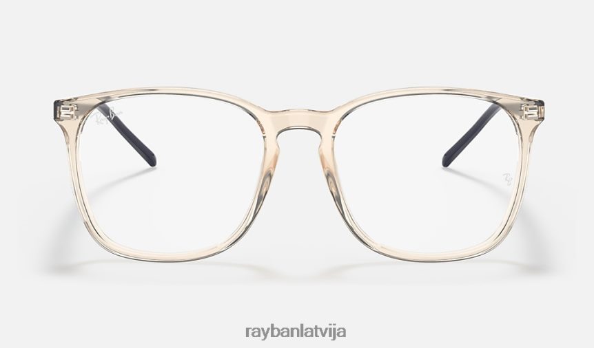 rb5387 optika pulēta caurspīdīga brūna F0L86X1586 vīriešiem Ray-Ban brilles