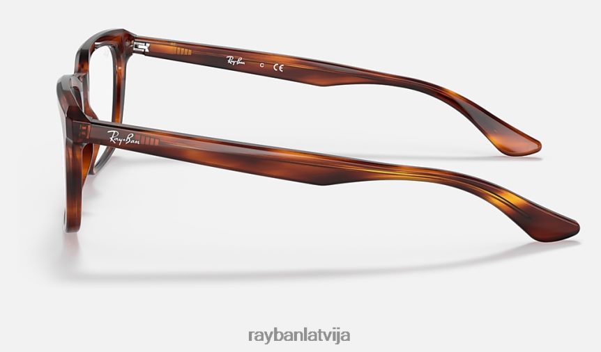 rb5391 optika pulēta svītraina havana F0L86X2454 vīriešiem Ray-Ban brilles
