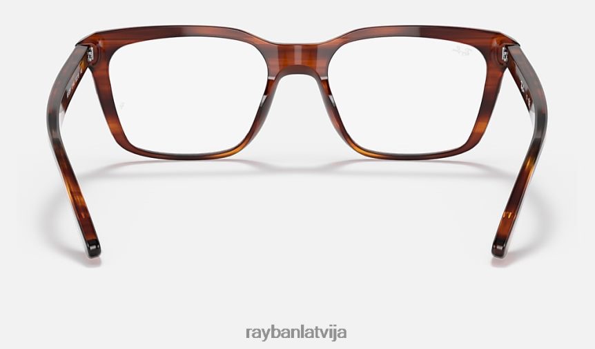 rb5391 optika pulēta svītraina havana F0L86X2454 vīriešiem Ray-Ban brilles