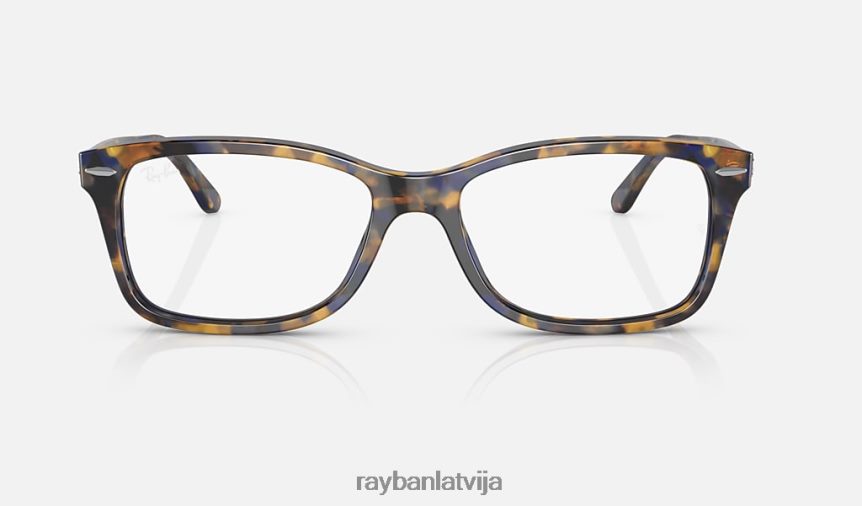 rb5428 optika pulēta dzeltena/zila havana F0L86X1853 vīriešiem Ray-Ban brilles