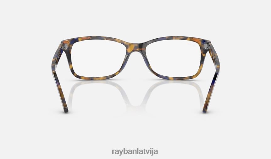 rb5428 optika pulēta dzeltena/zila havana F0L86X1853 vīriešiem Ray-Ban brilles