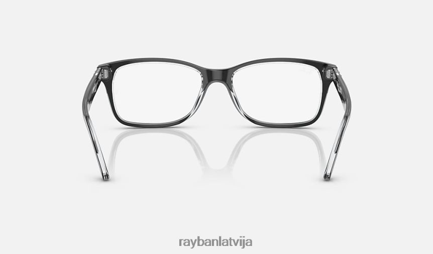 rb5428 optika pulēta melna uz caurspīdīga F0L86X1849 vīriešiem Ray-Ban brilles