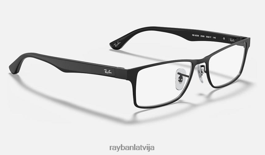 rb6238 optika pulēta melna F0L86X2248 vīriešiem Ray-Ban brilles