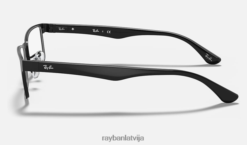 rb6238 optika pulēta melna F0L86X2248 vīriešiem Ray-Ban brilles