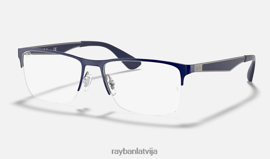rb6335 optika pulēta zila uz gunmetāla F0L86X2229 vīriešiem Ray-Ban brilles