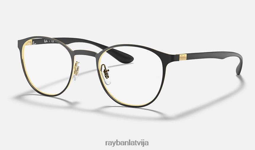 rb6355 optika matēts melns uz zelta F0L86X2310 vīriešiem Ray-Ban brilles