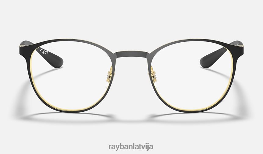 rb6355 optika matēts melns uz zelta F0L86X2310 vīriešiem Ray-Ban brilles