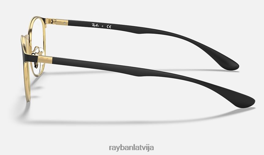 rb6355 optika matēts melns uz zelta F0L86X2310 vīriešiem Ray-Ban brilles