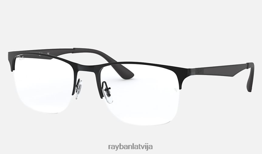 rb6362 optika pulēta melna F0L86X2524 vīriešiem Ray-Ban brilles