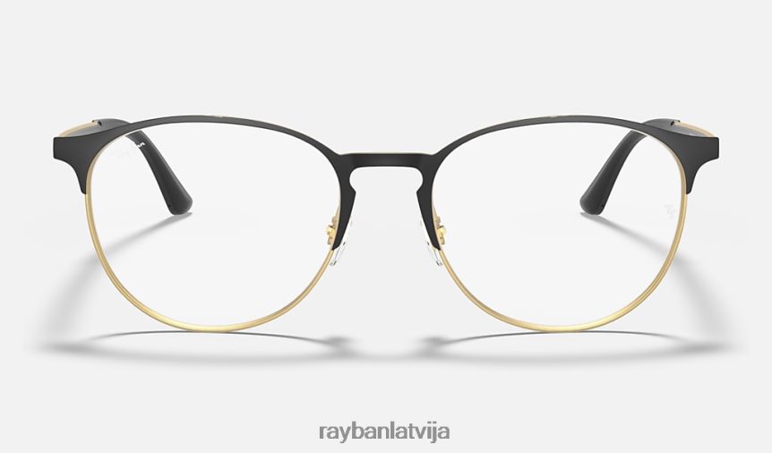 rb6375 optika matēts melns uz zelta F0L86X2059 vīriešiem Ray-Ban brilles