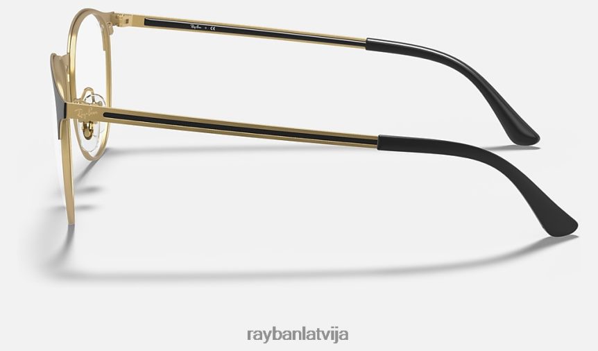 rb6375 optika matēts melns uz zelta F0L86X2059 vīriešiem Ray-Ban brilles