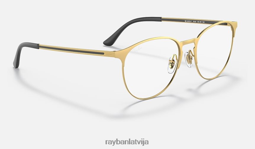 rb6375 optika matēts zelts F0L86X2066 vīriešiem Ray-Ban brilles