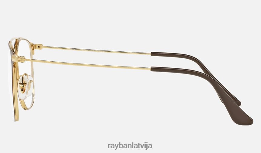 rb6377 optika pulēta brūna F0L86X2502 vīriešiem Ray-Ban brilles