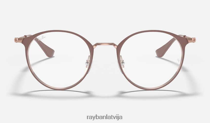 rb6378 optika pulēta gaiši brūna F0L86X1659 vīriešiem Ray-Ban brilles