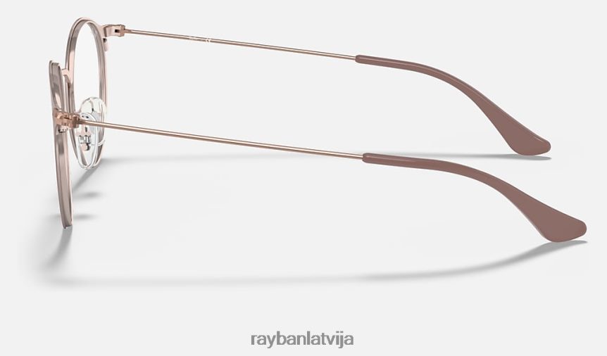 rb6378 optika pulēta gaiši brūna F0L86X1659 vīriešiem Ray-Ban brilles