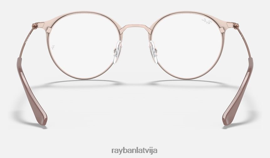 rb6378 optika pulēta gaiši brūna F0L86X1659 vīriešiem Ray-Ban brilles