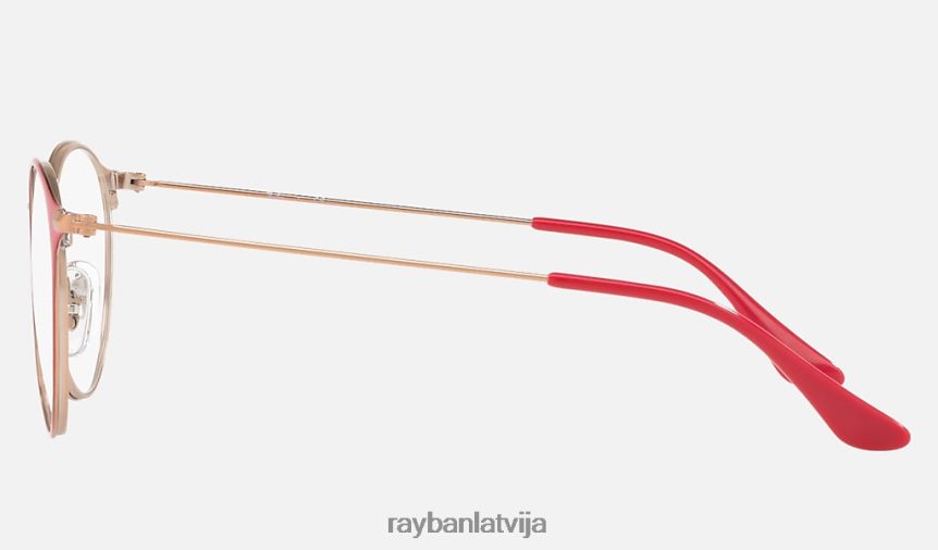 rb6378 optika pulēta sarkana F0L86X1658 vīriešiem Ray-Ban brilles