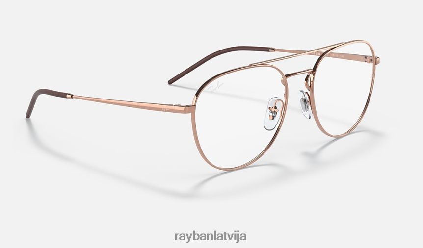 rb6414 optika pulēts rozā zelts F0L86X2011 vīriešiem Ray-Ban brilles