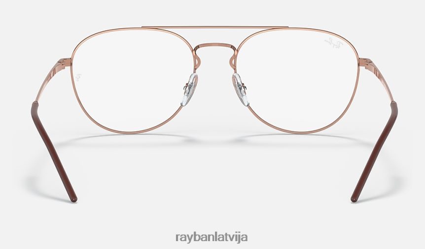 rb6414 optika pulēts rozā zelts F0L86X2011 vīriešiem Ray-Ban brilles