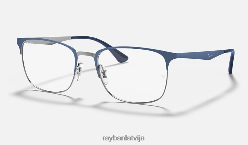 rb6421 optika matēts zils uz gunmetāla F0L86X2298 vīriešiem Ray-Ban brilles