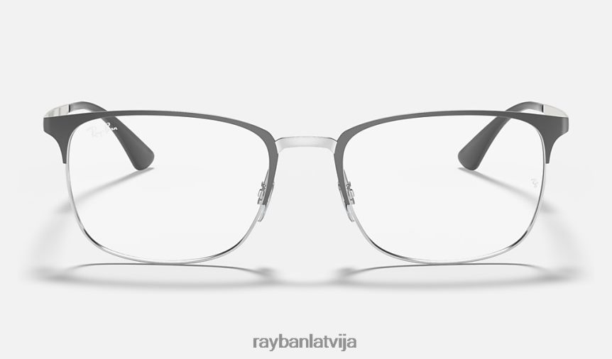 rb6421 optika pulēta pelēka uz sudraba F0L86X2297 vīriešiem Ray-Ban brilles