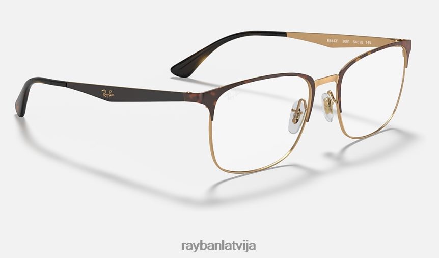 rb6421 optika pulēts bruņurupucis F0L86X2295 vīriešiem Ray-Ban brilles