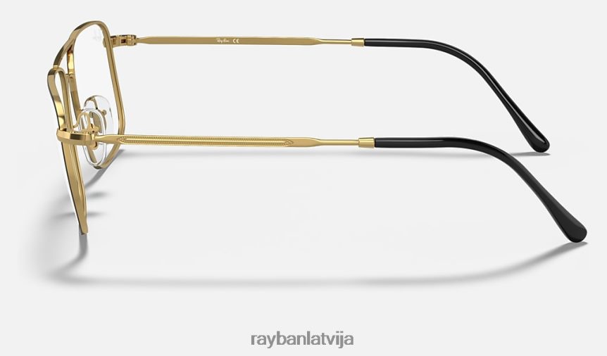 rb6434 optika pulēts melns uz zelta F0L86X1899 vīriešiem Ray-Ban brilles