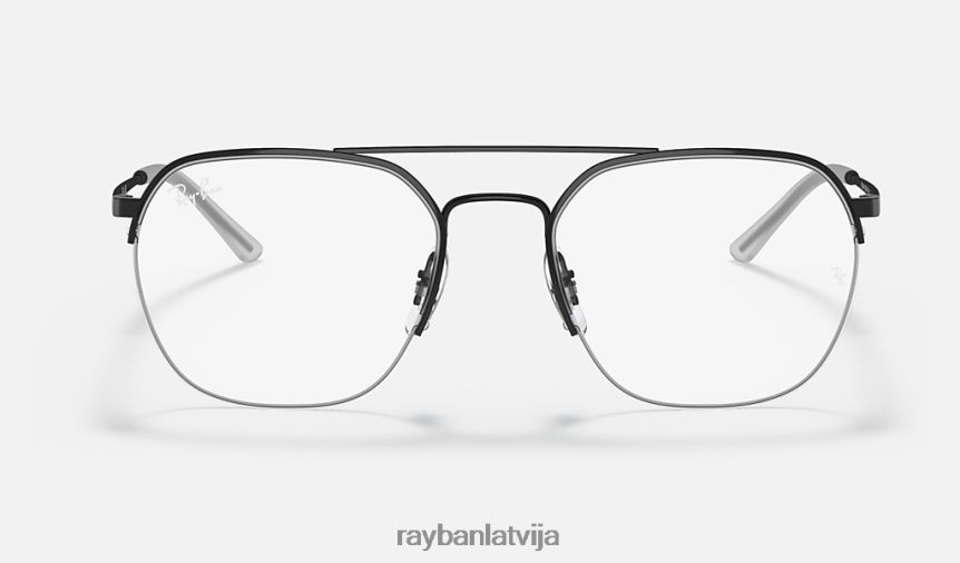 rb6444 optika pulēta melna F0L86X2356 vīriešiem Ray-Ban brilles