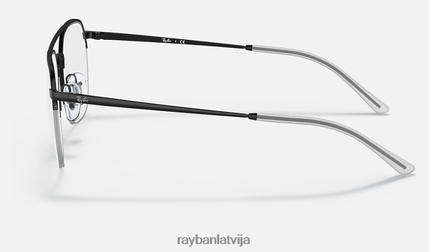 rb6444 optika pulēta melna F0L86X2356 vīriešiem Ray-Ban brilles